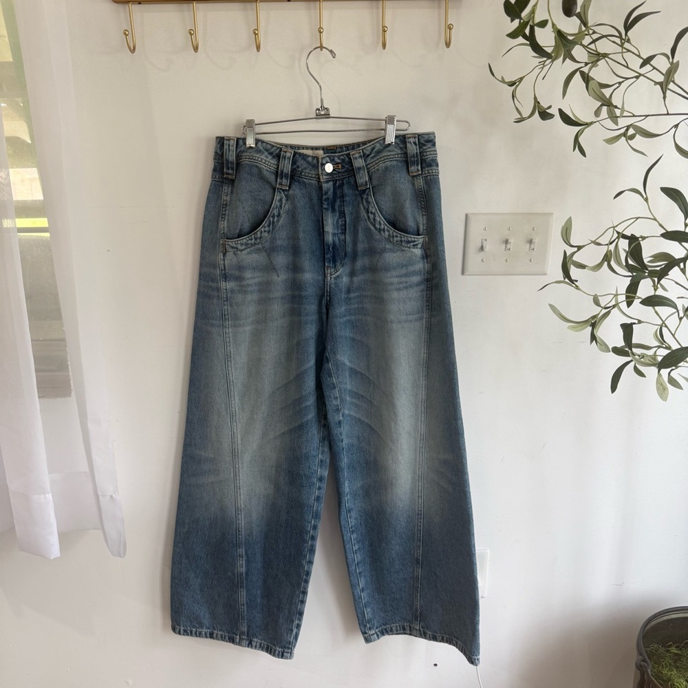 Anthropologie Pilcro Kenny High Rise Tapered Jeans - Picture 4 of 7